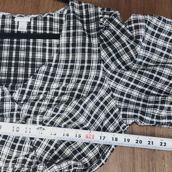 COPY - a new day Puff Sleeve Plaid Dress - Picture 11 of 12